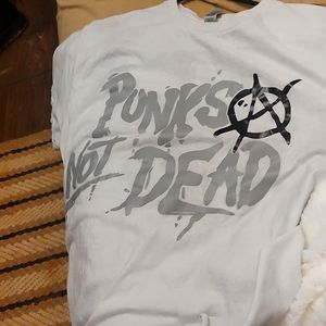 T Shirt- "Punks Not Dead"